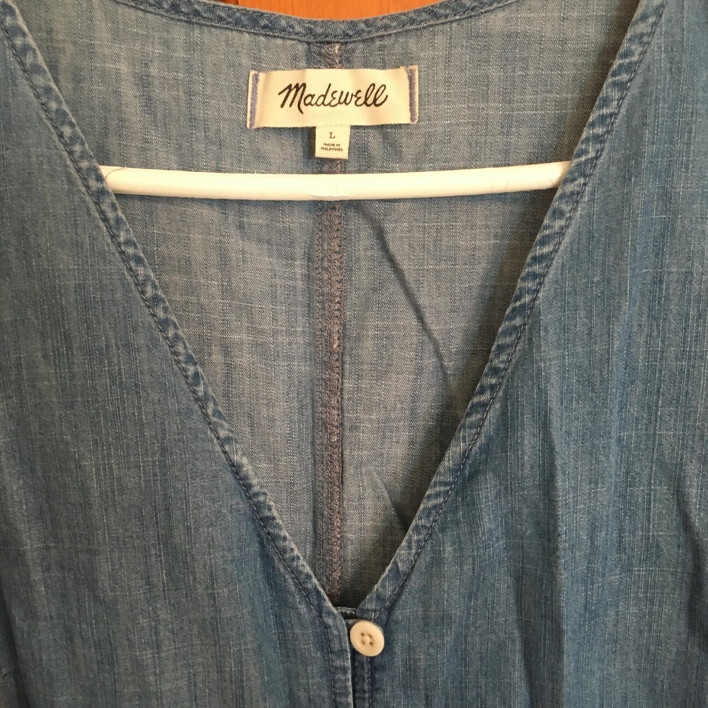 Madewell button-front denim dress! - Picture 3 of 6
